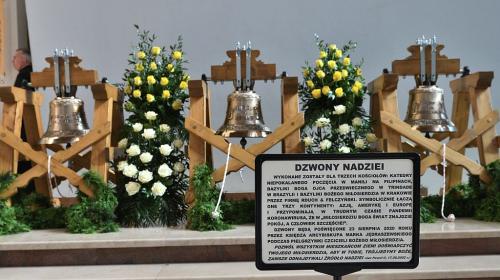 Poświęcenie „Dzwonów nadziei”, Sanktuarium Bożego Miłosierdzia, Kraków, 23 sierpnia. Foto M. Pabis