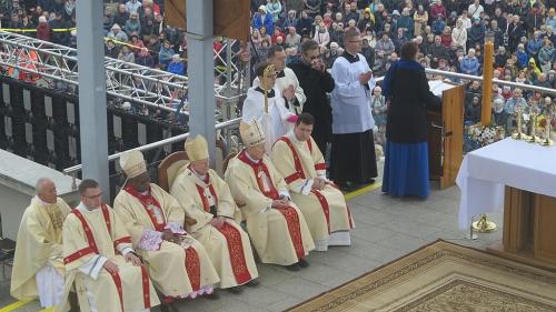 Święto Miłosierdzia, Sanktuarium Bożego Miłosierdzia, Kraków-Łagiewniki, 24 kwietnia 2022